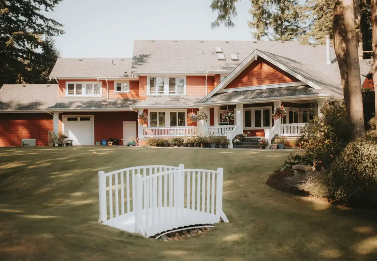 Wooden home with a garden, the kind of property TN Pest Shield protects